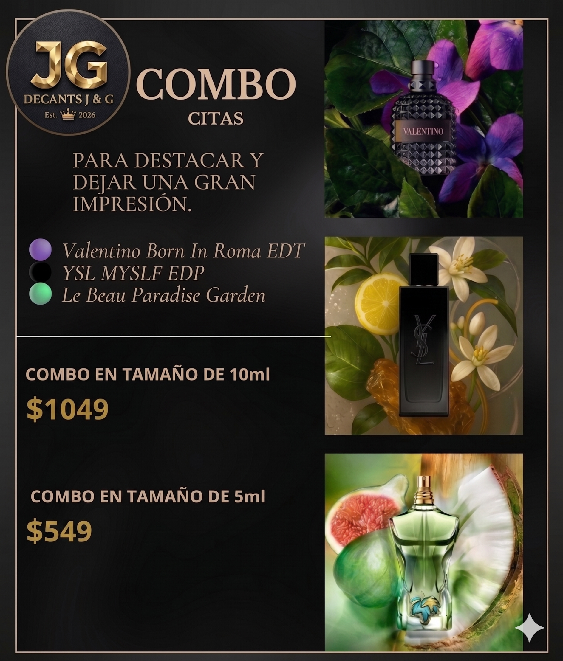 Combo Citas